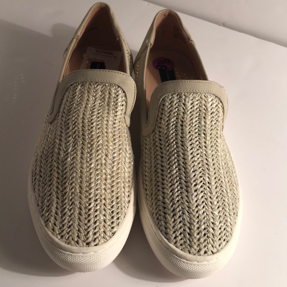 Steven basket weave loafers